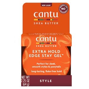 Cantu Shea Butter Extra Hold Edge Stay Gel For Natural Hair 64g
