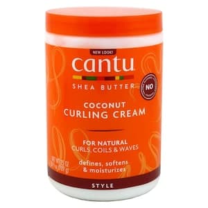 Cantu Shea Butter Coconut Curling Cream for Natural Hair, 709g