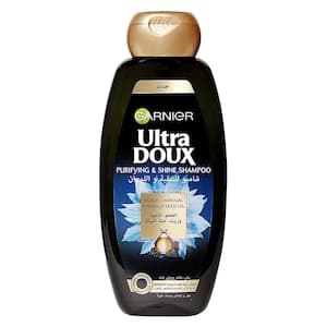 Garnier Ultra Doux Charcoal and Nigella Seed Oil Purifying and Shine Shampoo, 400ml