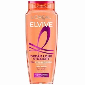 L’Oreal Paris Elvive Dream Long Straight 72H Straightening Shampoo for Long Frizzy Hair, 400ml