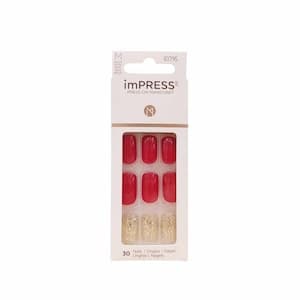 Impress Medium Nails BIPA0401 Multicolour 30 PCS