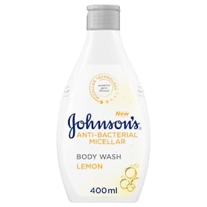 Johnson's  Anti Bacterial Micellar Body Wash Lemon Micellar Technology 400ml