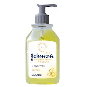 Johnson's  Anti-Bacterial Micellar Hand Wash Lemon Moisturising 300ml