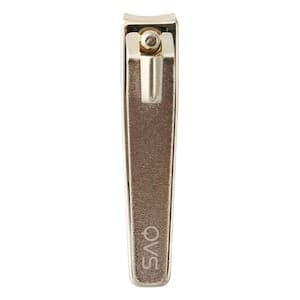 QVS Curved Gold Plated Nail Clipper