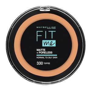 Maybelline New York Fit Me Matte+ Poreless Powder, 330 Toffee Caramel
