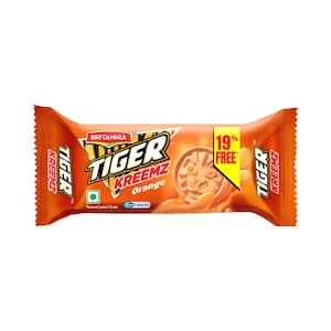 Britannia Tiger Kreemz Orange Biscuit 90g