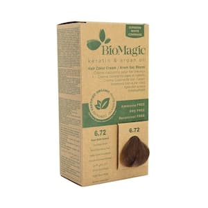 Biomagic Keratin And Argan Oil Hair Colour 6.72 Dark Beige Blonde 60ml