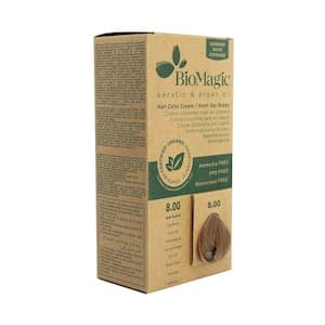 Biomagic Keratin And Argan Oil Hair Colour 8.00 Light Blonde 60ml