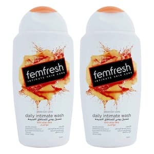 Femfresh Intimate Skin Care Everyday Care Daily Intimate Wash Clear 250ml Pack of 2