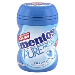 Mentos Nano Bottle Fresh Mint Chewing Gum, 20g