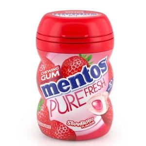 Mentos Nano Bottle Strawberry Chewing Gum, 20g
