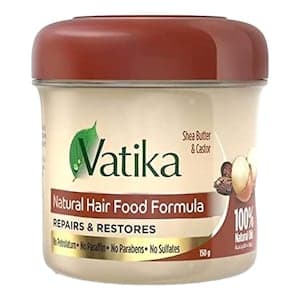 Dabur Vatika Naturals Hair Food With Shea Butter And Castor White 150g