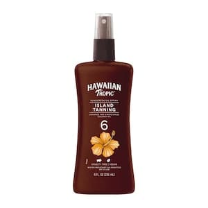 Hawaiian Tropic Island Tanning Dry Spray Oil SPF6 Brown 236ml