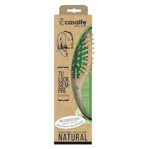 Casalfe Natural Collection Oval Wooden Brush Beige Small