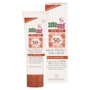 Sebamed Sun Care 50+ Multi Protect Sun Cream For Sun Sensitive Skin White 75ml