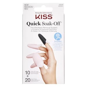 Kiss Quick Soak Off Nail Caps KSO01 Multicolour