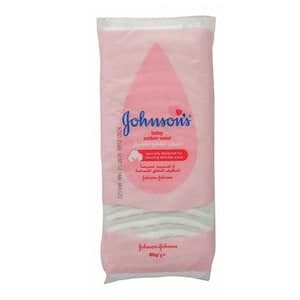 Johnson's Pure Pre-Cut Cotton Wool White 80g