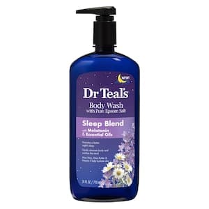 Dr. Teal's Sleep Blend With Melatonin And Essential Oils Body Wash Blue 710ml