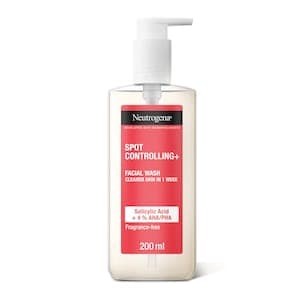 Neutrogena Facial Wash Spot Controlling Plus, Clears Spots , 200ml