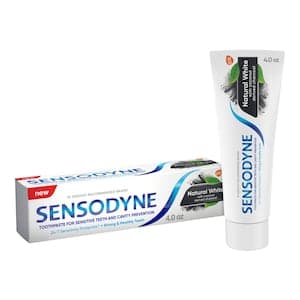 Sensodyne Natural White Charcoal Toothpaste Black 75ml