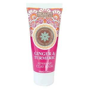 Beauty Formulas Ginger And Turmeric Superfood Clay Mask Pink 100ml