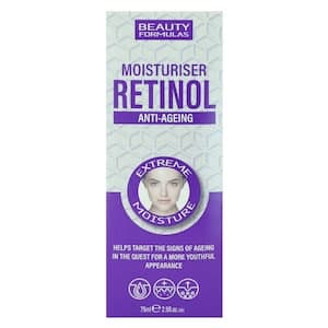 Beauty Formulas Retinol Anti-Ageing Moisturiser Purple 75ml