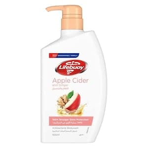 Lifebuoy Apple Cider And Ginger Antibacterial Bodywash Clear 500ml