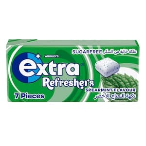 Wrigley's Extra Gum Refreshers Spearmint, Sugar Free Chewing Gum 7 Pieces
