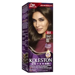 Wella Koleston Intense Hair Colour Cream Kit 304/1 Medium Ash Brown 110ml