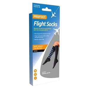 Profoot Pair Of Flight Socks Black