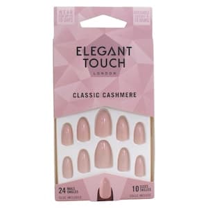 Elegant Touch False Nails With Glue Classic Cashmere 24 PCS