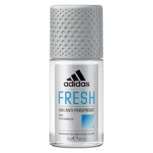 Adidas Fresh 48H Anti-Perspirant Roll-On, Dry Freshness,50ml