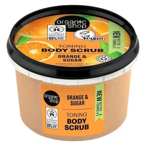 Organic Shop Orange And Sugar Toning Body Scrub Brown 250ml