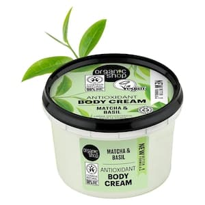 Organic Shop Mocha And Basil Antioxidant Body Cream Green 250ml