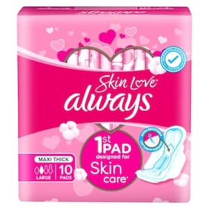 Always Cotton Thick Sanitary 10 Pads
