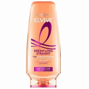 L’Oreal Paris Elvive Dream Long Straight 72H Straightening Conditioner for Long Frizzy Hair, 360ml