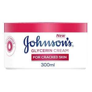 Johnson's  Glycerin Cream For Cracked Skin, Vitamin E & Glycerin 300ml