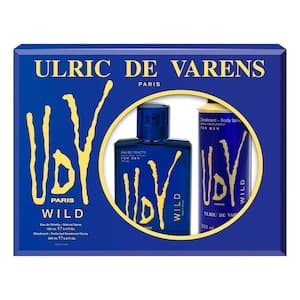 Ulric De Varens Wild Eau De Toilette 100ml and Perfumed Deodorant Body Spray 200ml