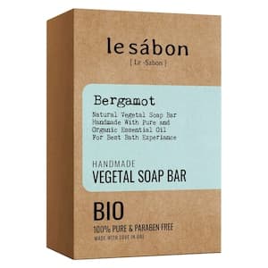 Le Sabon Natural Vegetal Soap Bar Bergamot 200g