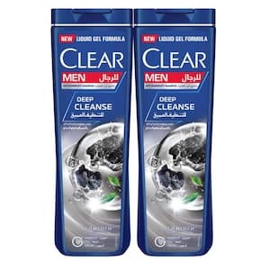 Clear Anti-Dandruff Shampoo Deep Cleanse 350ml Pack of 2