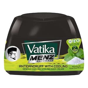 Dabur Vatika Menz Naturals Antidandruff With Cooling Menthol Plus Dead Sea Mineral Styling Hair Cream 140ml