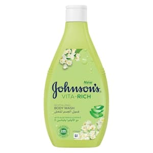 Johnson's Vita-Rich Revitalizing Body Wash with Aloe Vera and Vitamin E 400ml