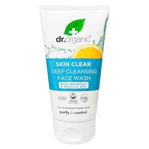 Dr.Organic Skin Clear Deep Cleansing Face Wash With Grapefruit And Salicylic Acid 125ml