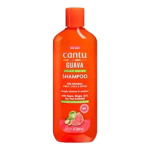 Cantu Guava Scalp Relief Antidandruff Shampoo with Guava Ginger Apple Cider Vinegar Tea Tree and Menthol, 400ml