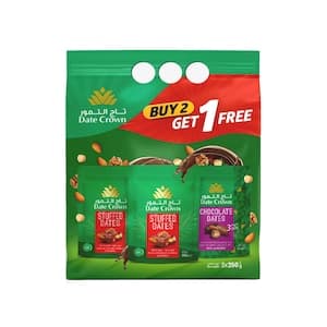 Date Crown Assorted Stuffed Dates 250g 3 Pieces