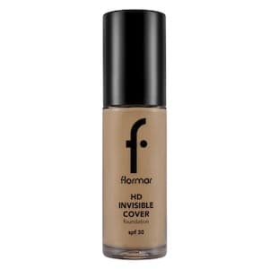 Flormar HD Invisible Cover Foundation SPF30, 120 Honey
