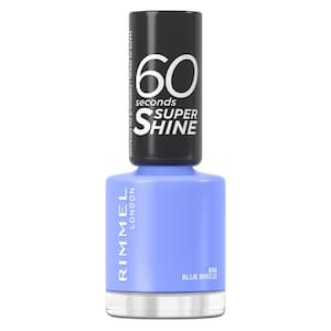 Rimmel London 60 Seconds Super Shine Nail Polish 856 Blue Breeze 8ml