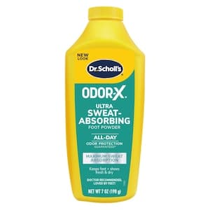 Dr. Scholl's Odour-X Ultra Sweat-Absorbing Foot Powder 198g