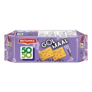 Britannia 50-50 Golmaal Cracker with a Black Seed Twist 110g