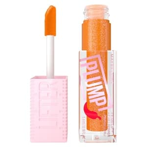Maybelline New York Lifter Plump Lip Gloss, 008 Hot Honey